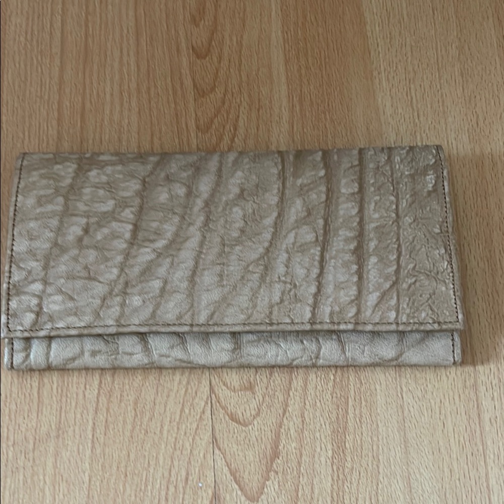 Elegant Tan Buffalo Leather Women's or Man’s wallet